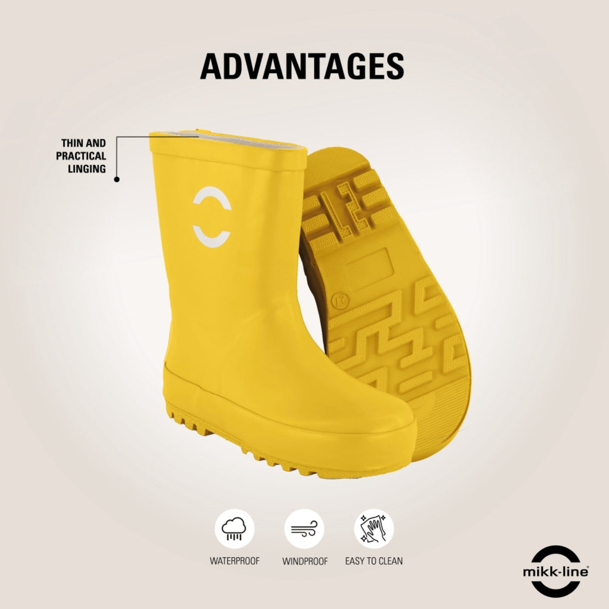 Mikk-Line Sunflower Wellies Solid