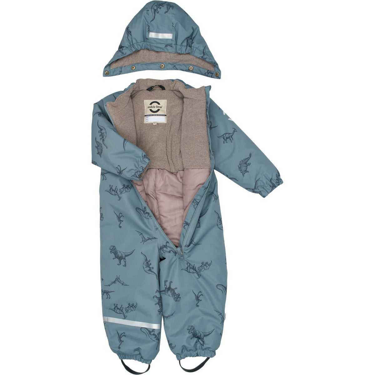 Mikk-Line Dino Stroke AOP Snow Suit AOP