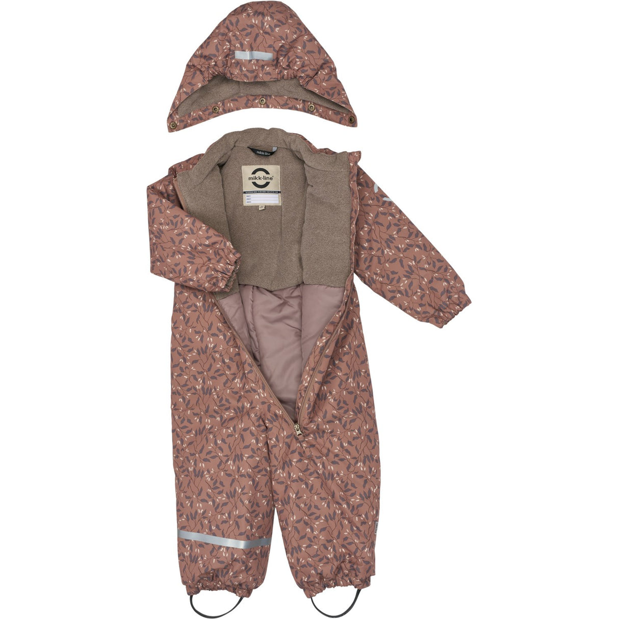 Mikk-Line Leaf AOP Snow Suit AOP