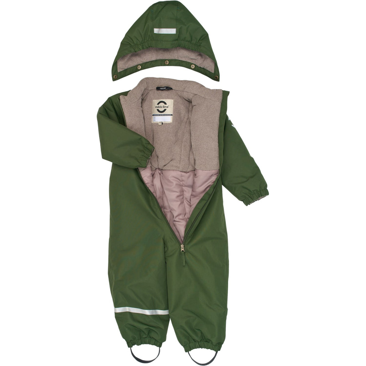 Mikk-Line Kombu Green Snow Suit Solid