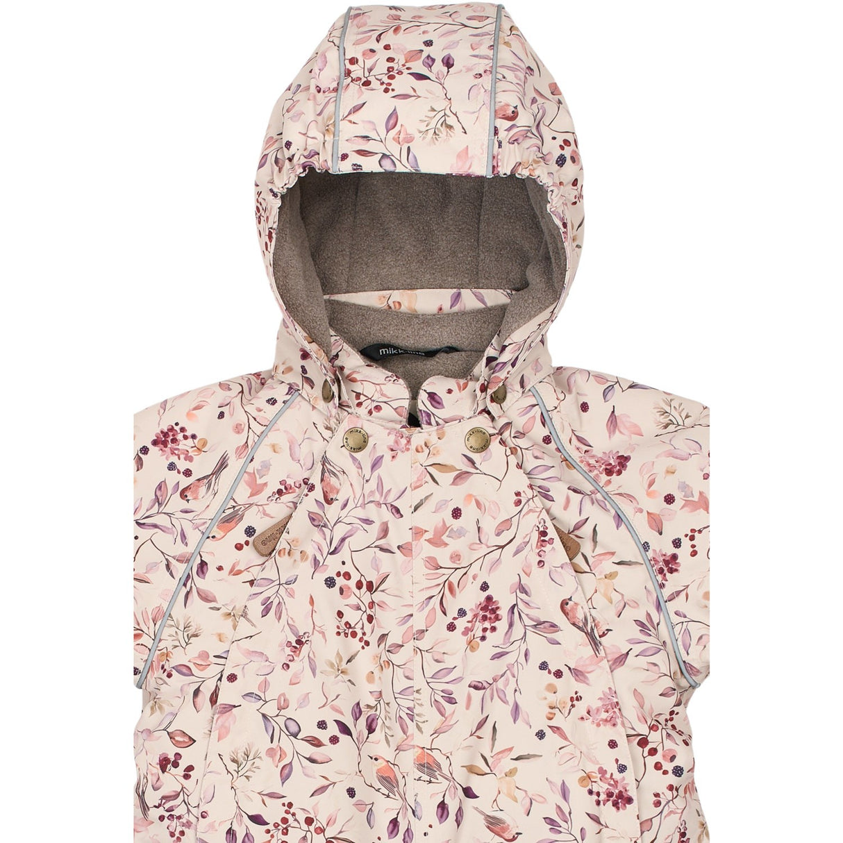 Mikk-Line Berries & Birds AOP Polyester Baby Suit - AOP