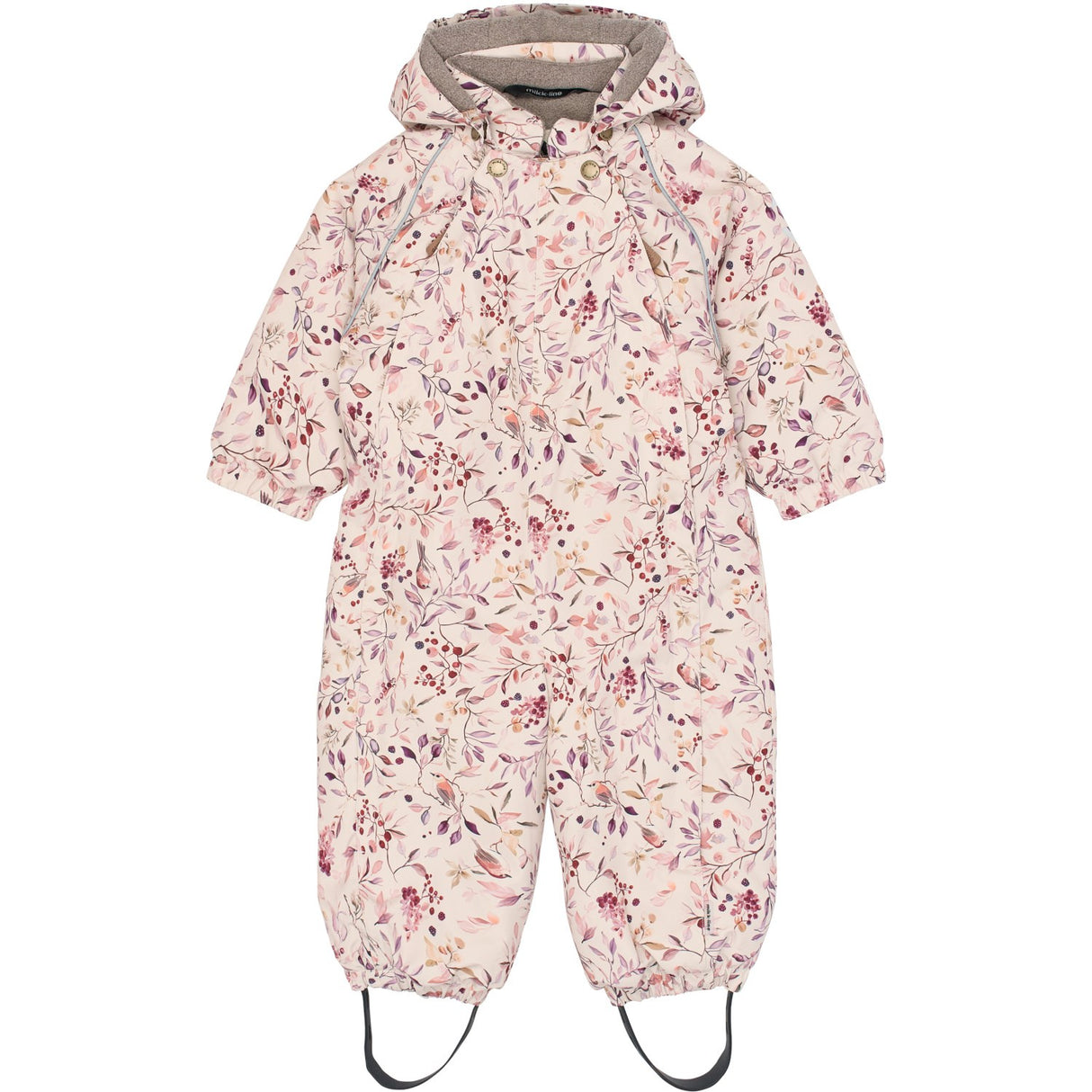 Mikk-Line Berries & Birds AOP Polyester Baby Suit - AOP