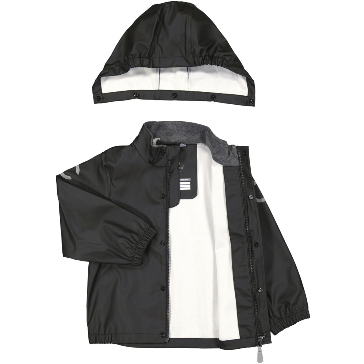 Mikk-Line Rainwear Jacket And Pants Black