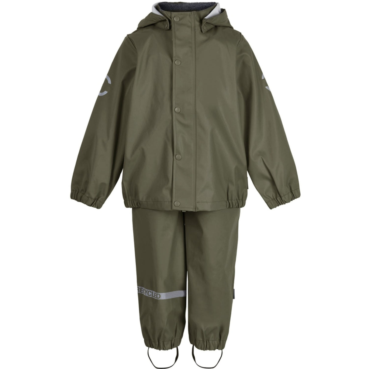 Mikk-Line Rainwear Jacket And Pants Dusty Olive