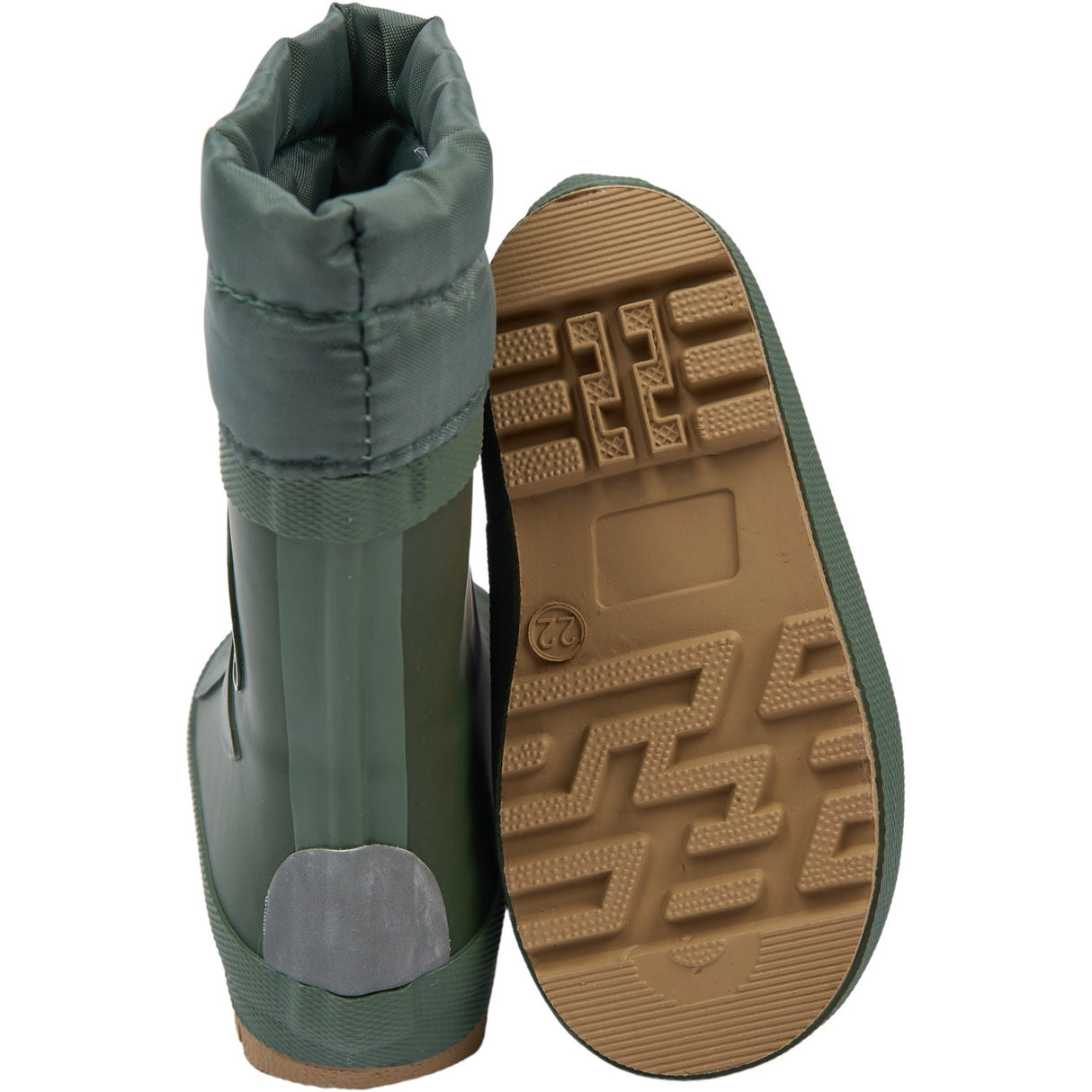 Mikk-Line Kombu Green Wellies Winter - 3D