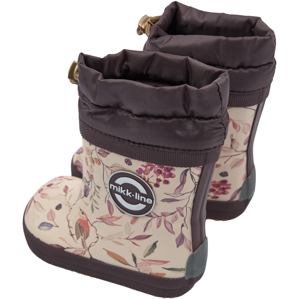 Mikk-Line Berries & Birds AOP Wellies Winter AOP - Barefoot