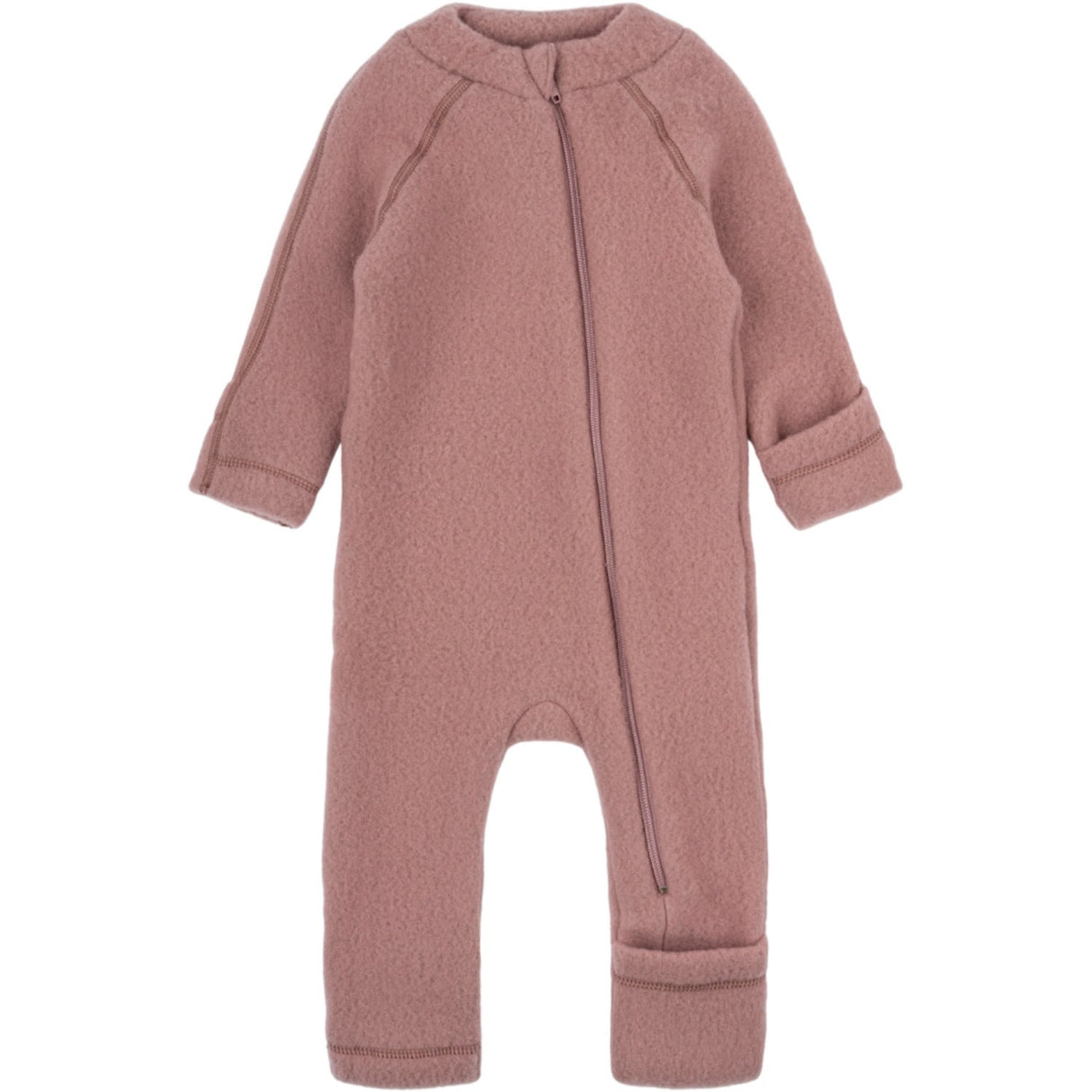 Mikk-Line Wool Baby Suit Burlwood