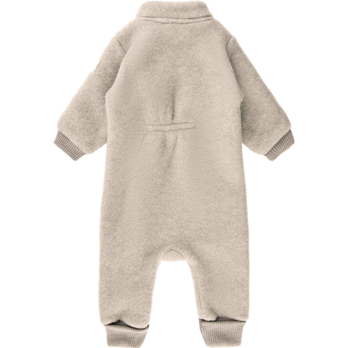 Mikk-Line Melange Offwhite Wool Suit With Rib