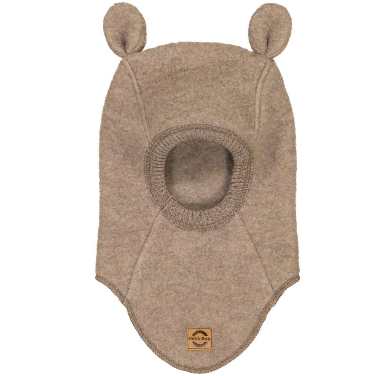 Mikk-Line Wool Balaclava w. Ears Melange Denver