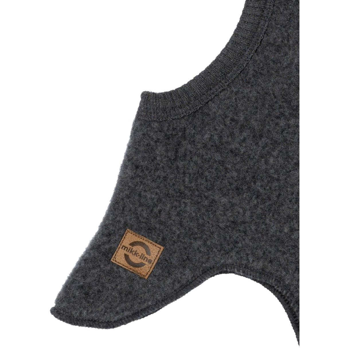 Mikk-Line Wool Balaclava Anthracite Melange