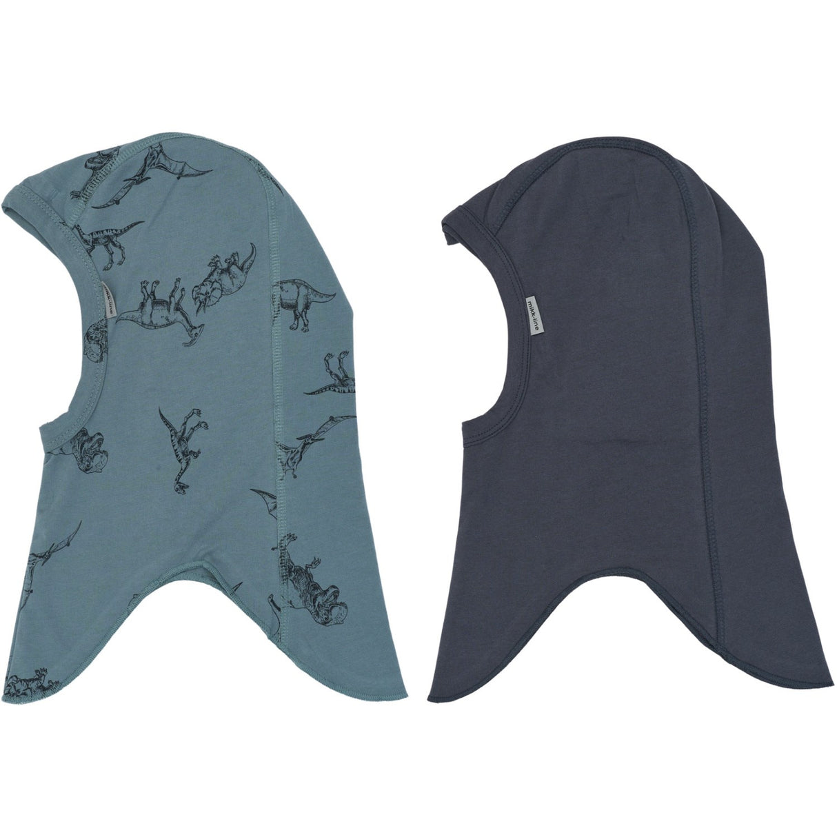 Mikk-Line Dino Stroke AOP 2-Pack Cotton Fullface - Double
