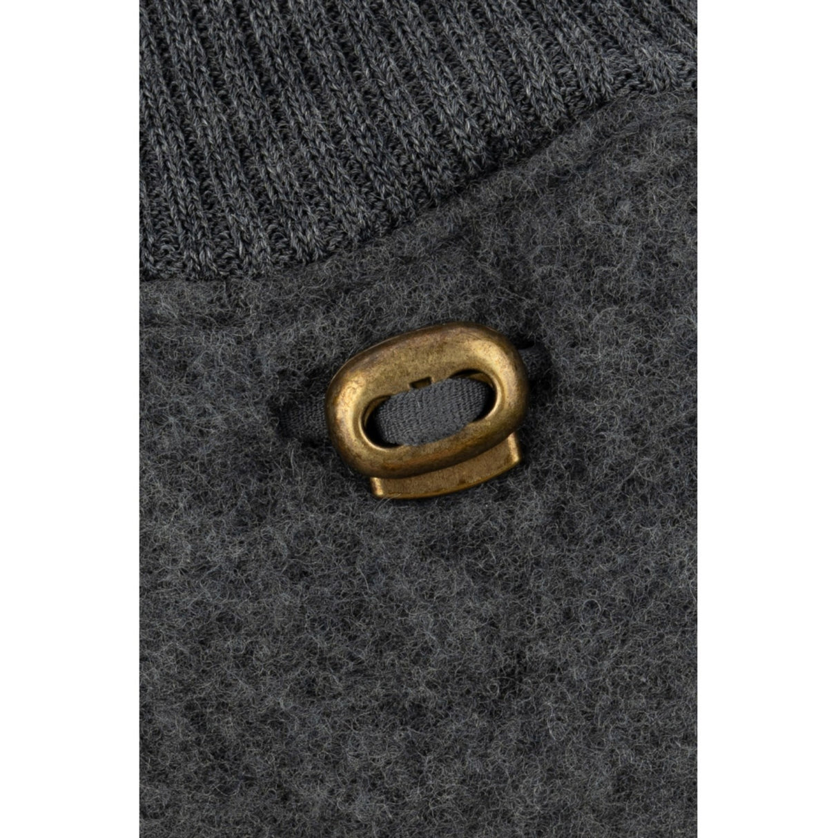 Mikk-Line Wool Mittens Anthracite Melange