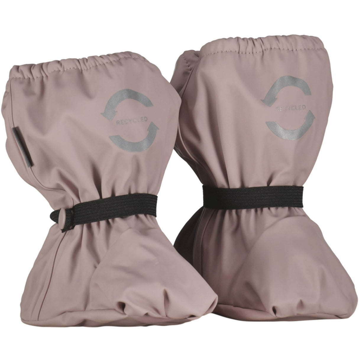 Mikk-Line Rain Footies w. Fleece Adobe Rose