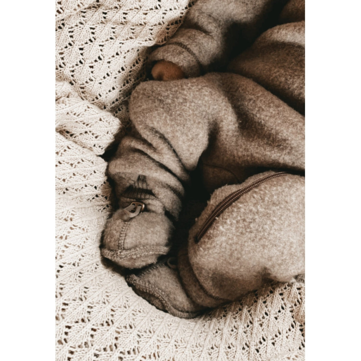 Mikk-Line Wool Footies Melange Denver