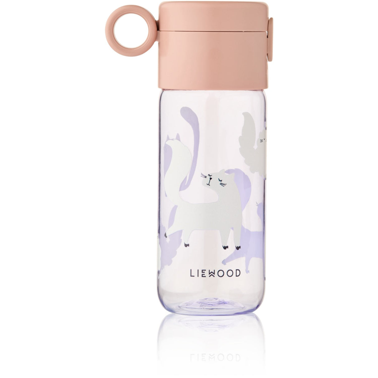 LIEWOOD Cat / Warm Lilac Clemence Tritan Bottle 350 Ml
