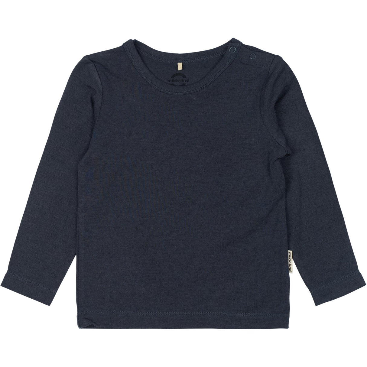 Mikk-Line Blue Nights Wool/Bamboo Ls Top