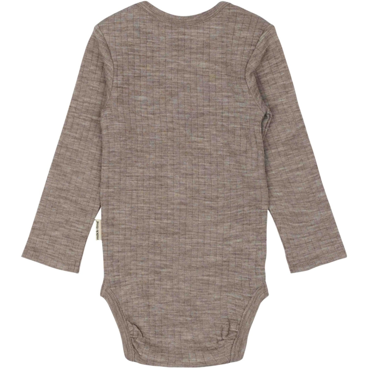Mikk-Line Melange Denver Merino Wool Ls Body