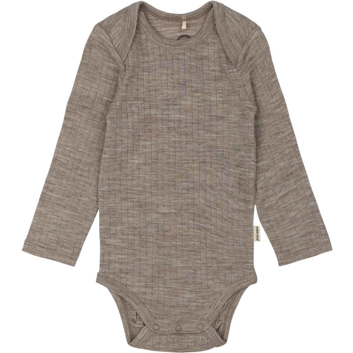 Mikk-Line Melange Denver Merino Wool Ls Body