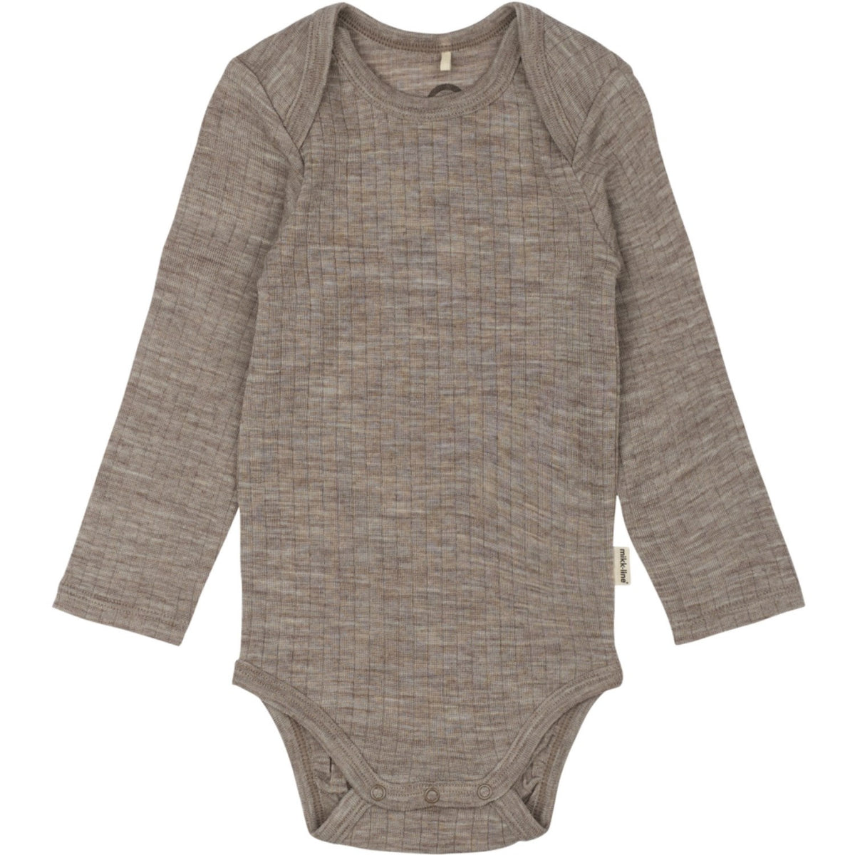 Mikk-Line Melange Denver Merino Wool Ls Body