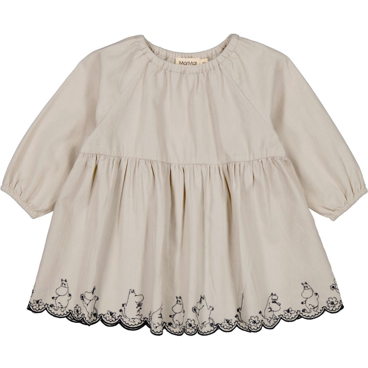 MarMar Cotton Texture Dancing Moomins Dawson B Dress