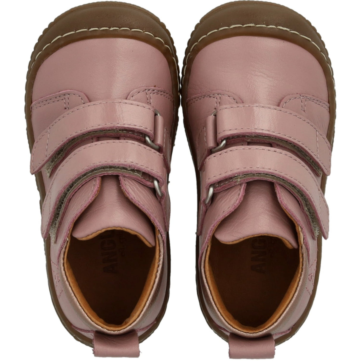 Angulus Faded Rose/Rose Copper Velcro Boot With Forstærket Tå