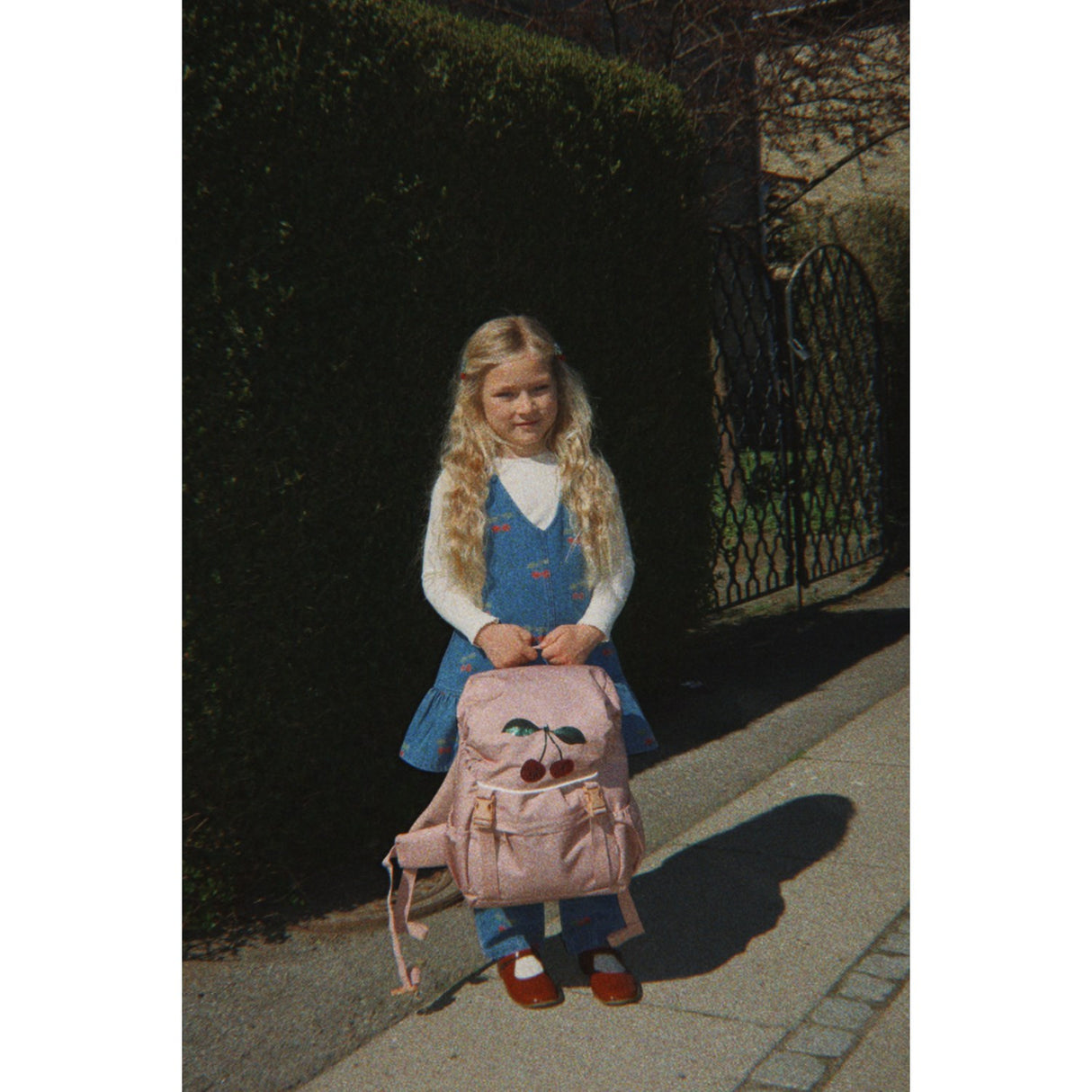 Konges Sløjd Ma Grande Cerise Denim Magot Frill Pants Gots