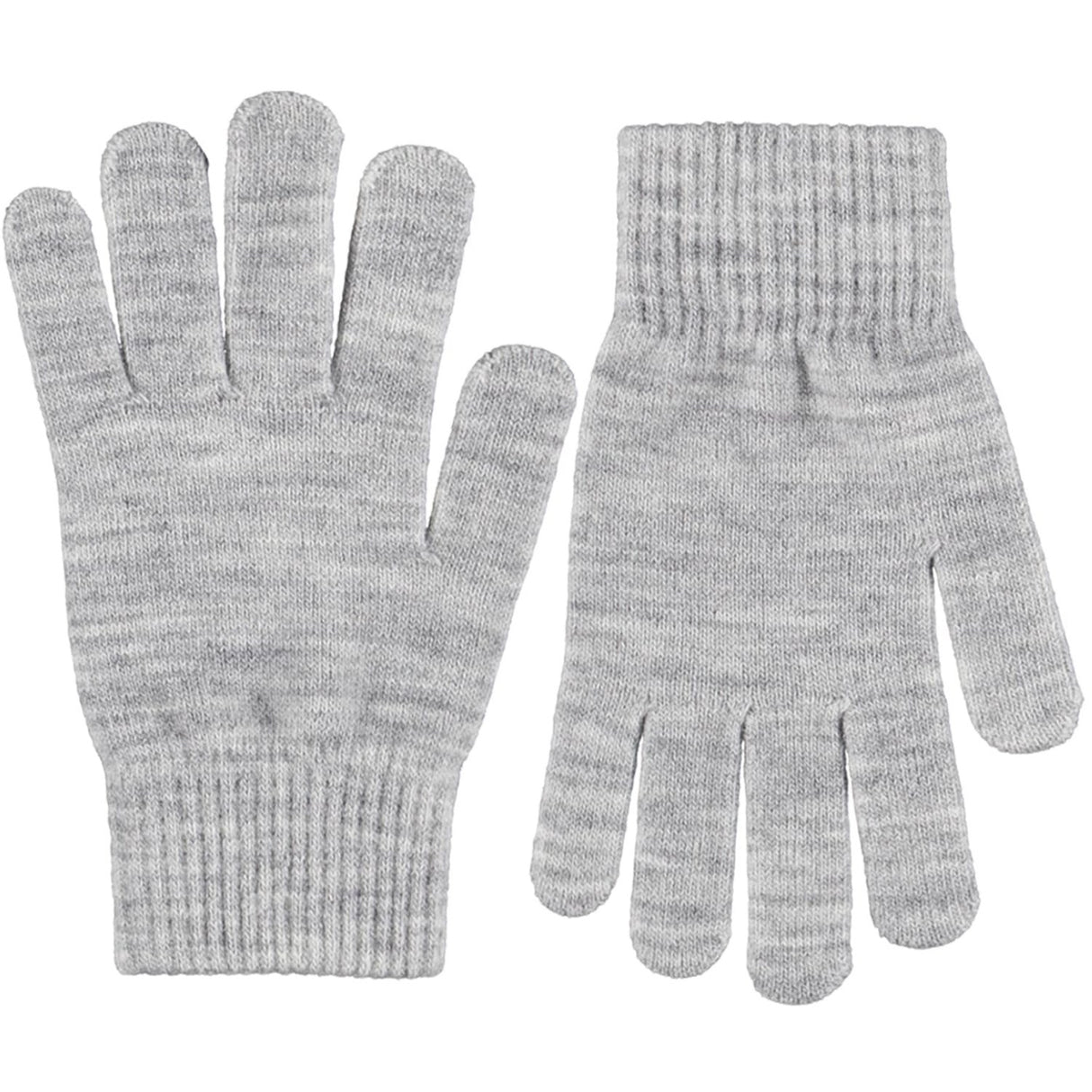 Molo Grey Melange Kiddy Wool Gloves