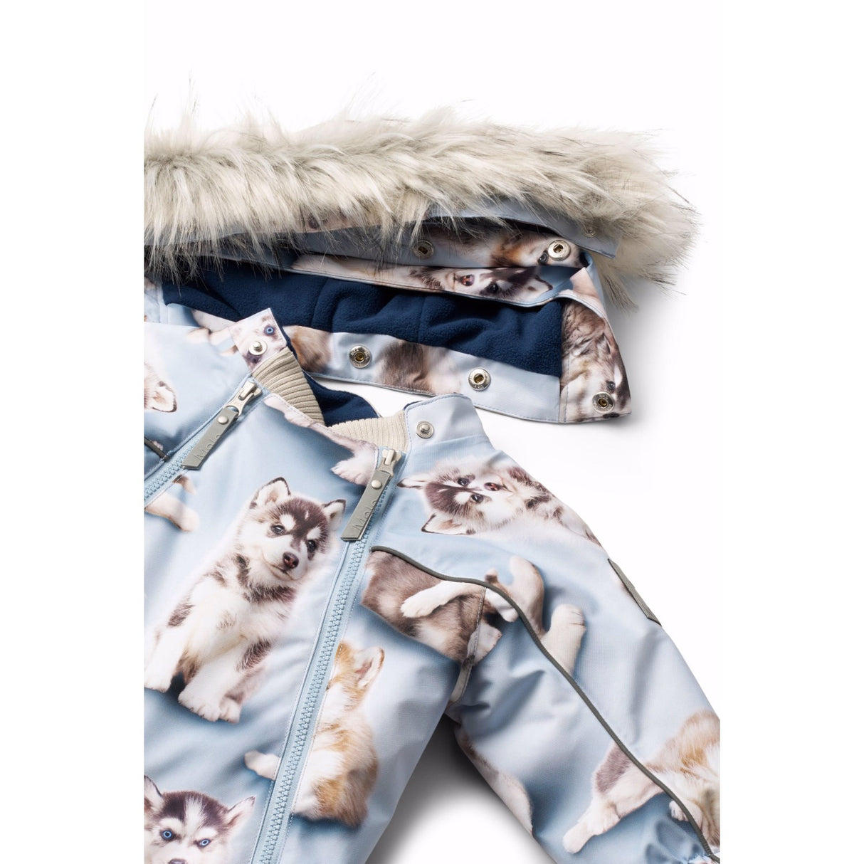 Molo Husky Cubs Pyxis Fur Baby Snowsuit
