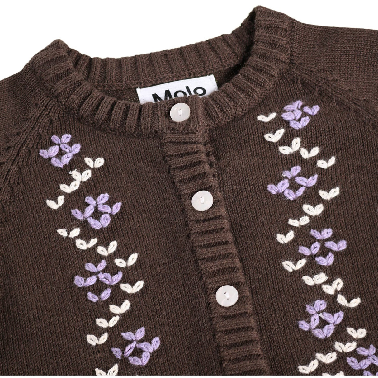 Molo Bark Brown Gillus Cardigan