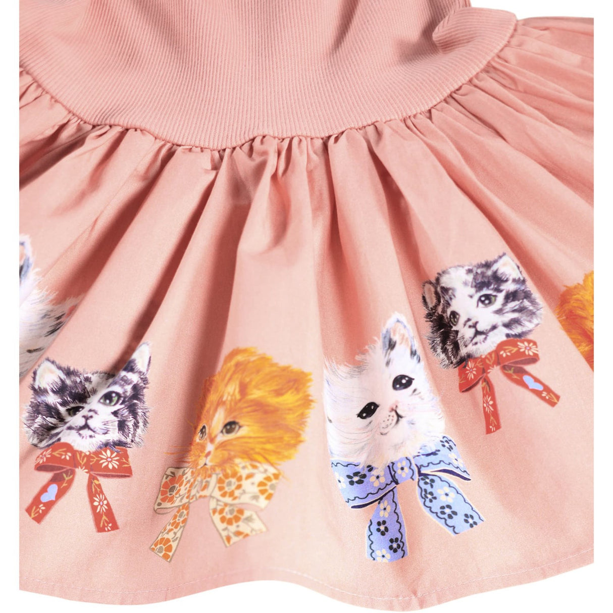 Molo Fancy Kittens Candi Dress LS