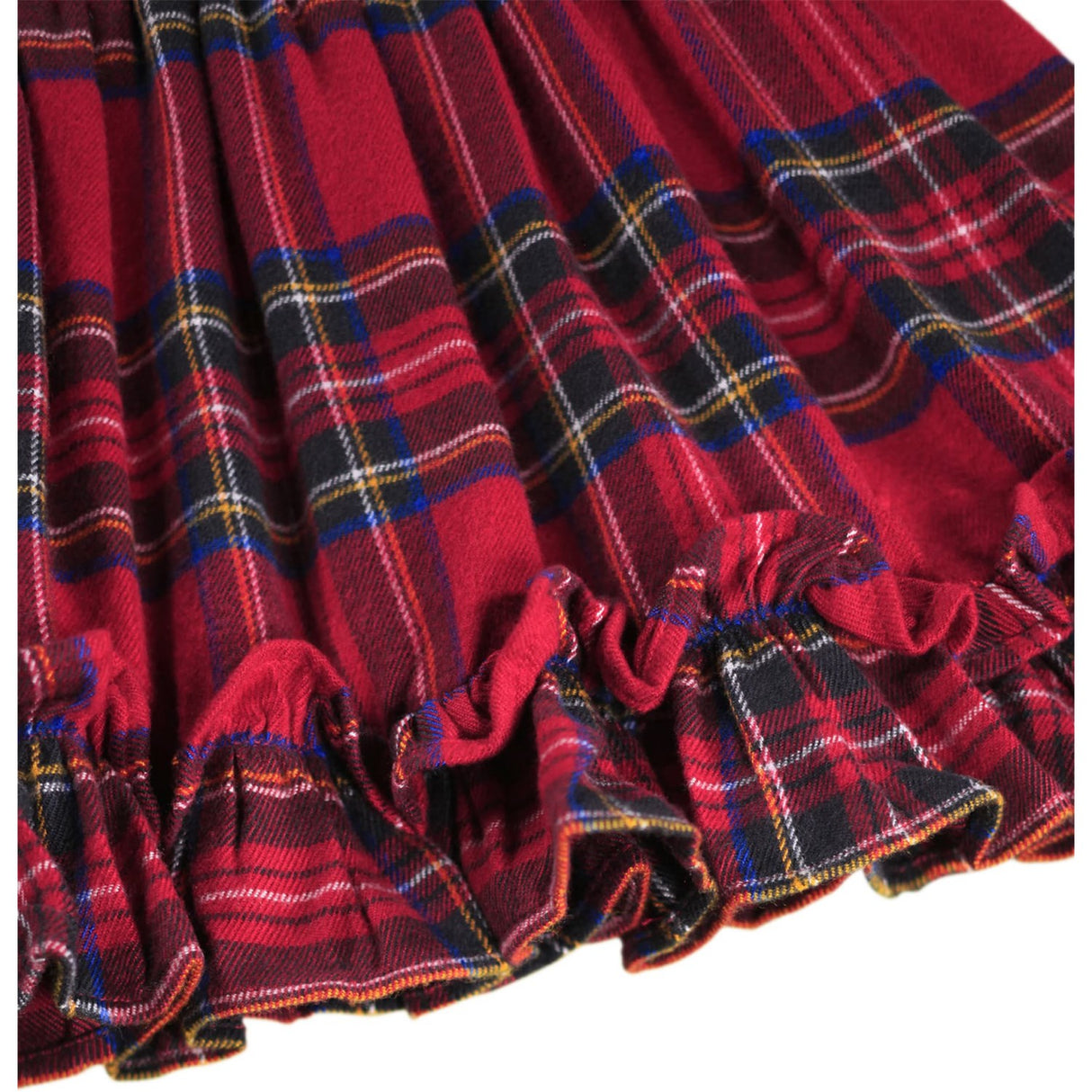 Molo Holiday Check Cele Dress LS
