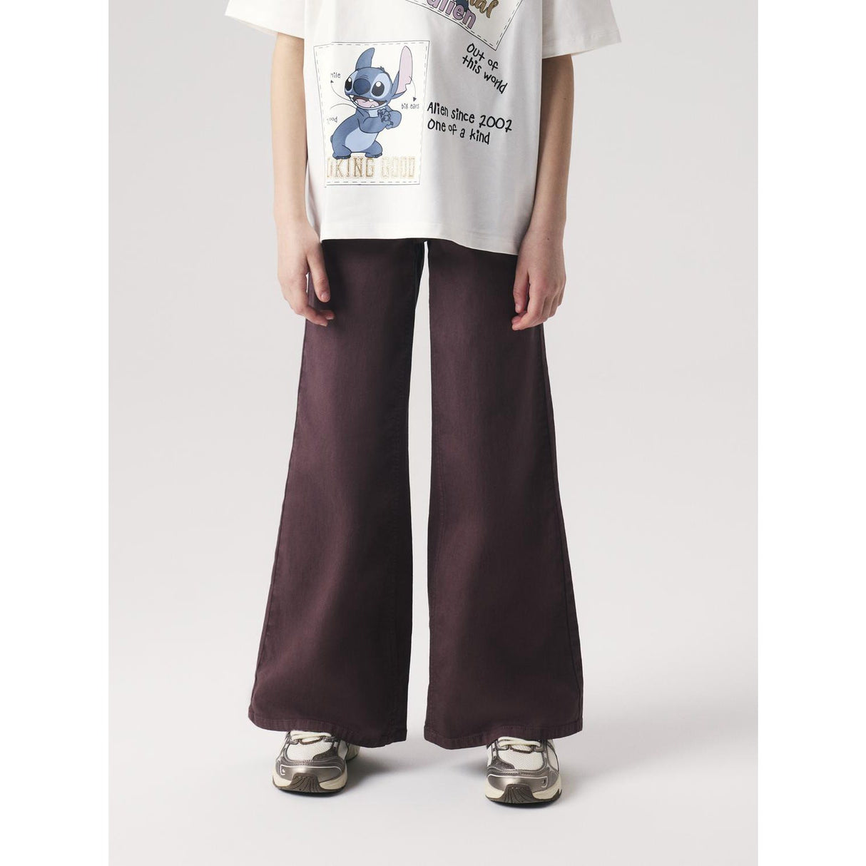 Name It French Roast Nkfrose Wide Twi Pants 1115-Tp Noos