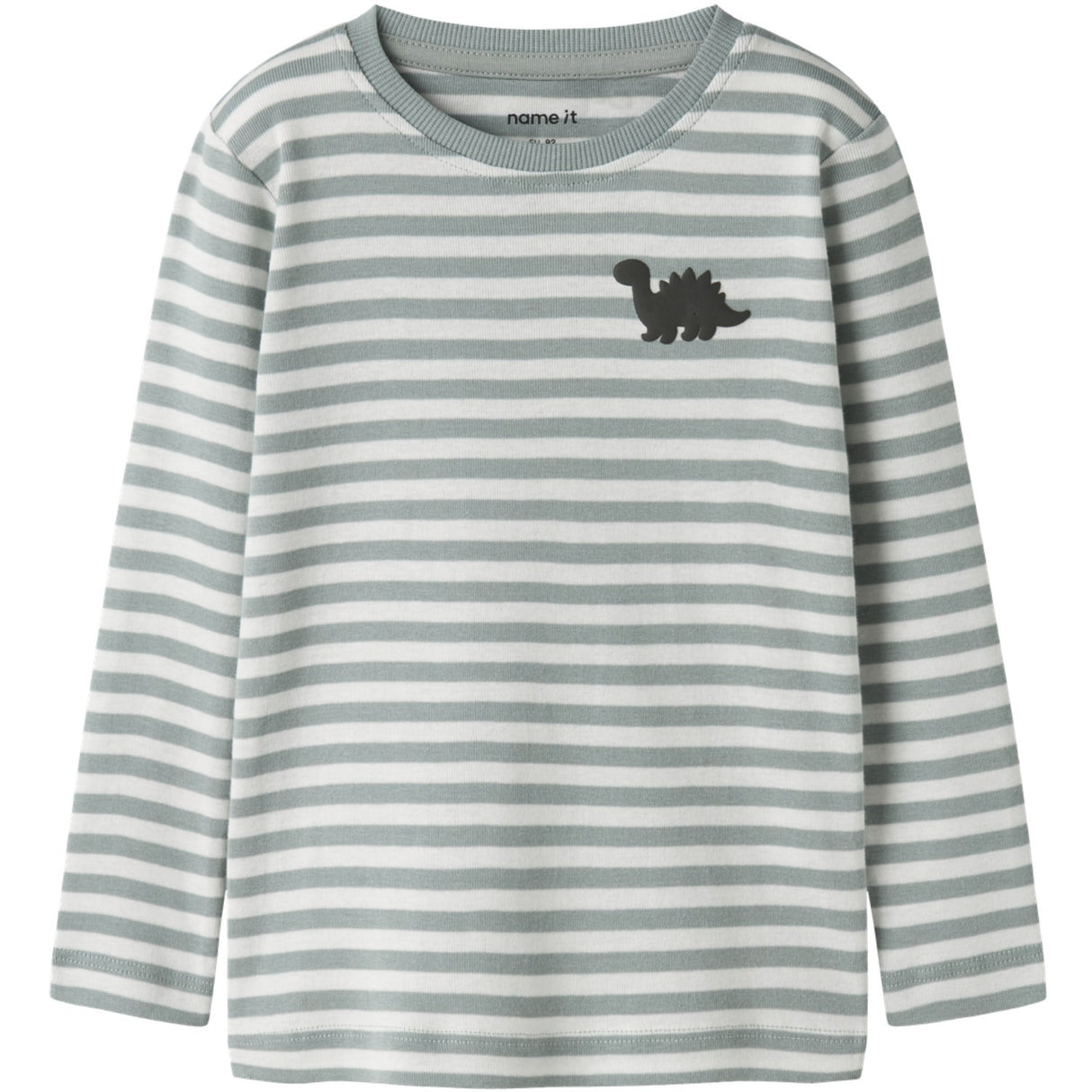 Name It Green Milieu Dinosaur Nmmvilly Ls Slim Top Noos