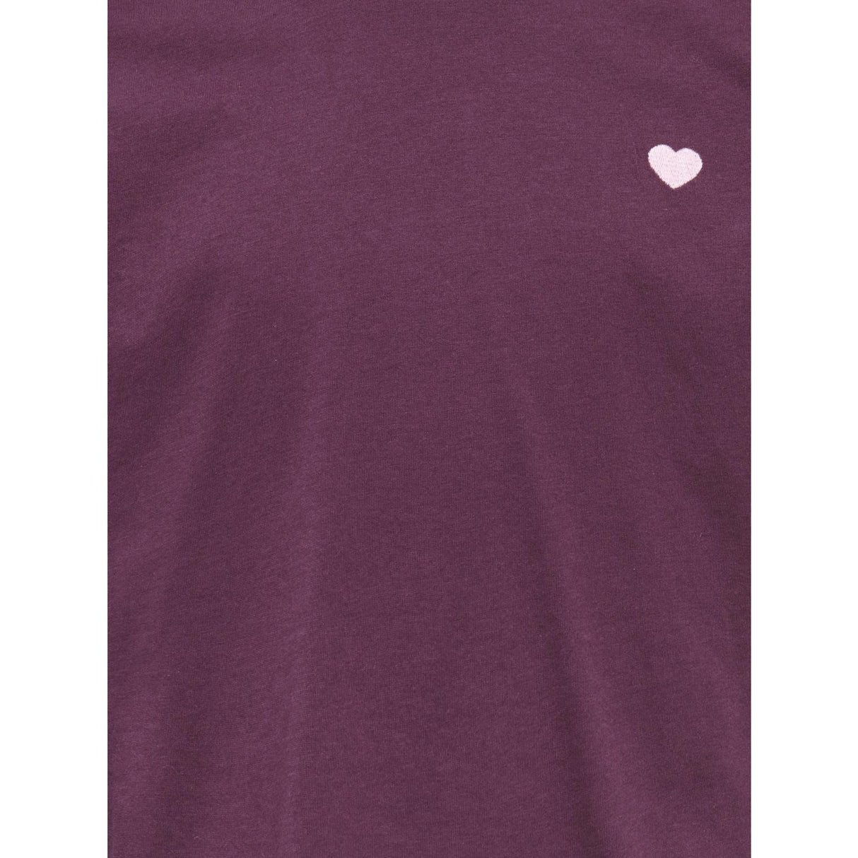 kids ONLY Mauve Wine Heart Emb/Sea Pink Kogmaiken Life Cropheart Ss Top Jrs Noos