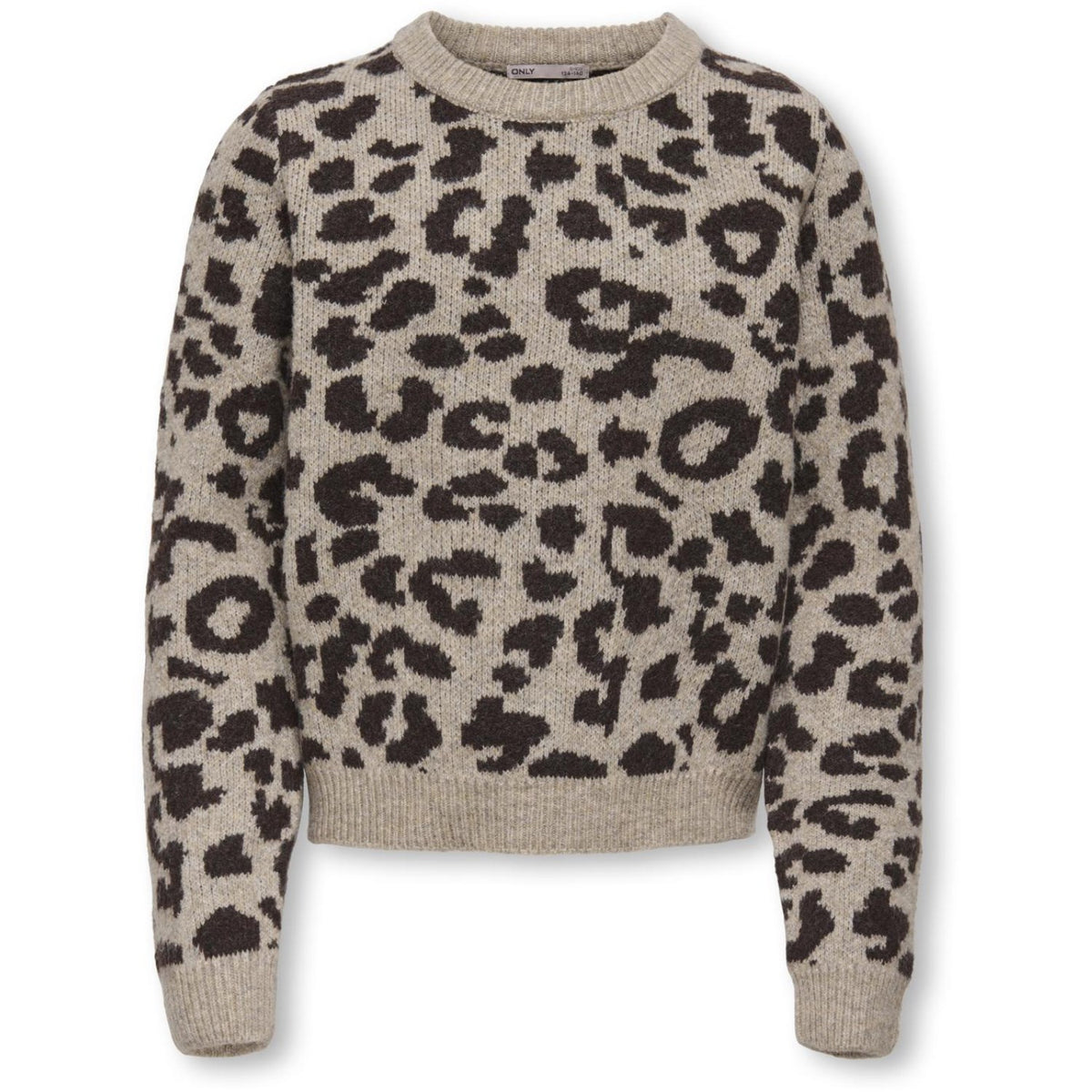 kids ONLY Savannah Tan Bracken/Speckles Kogdora Life Leo L/S O-Neck Knt