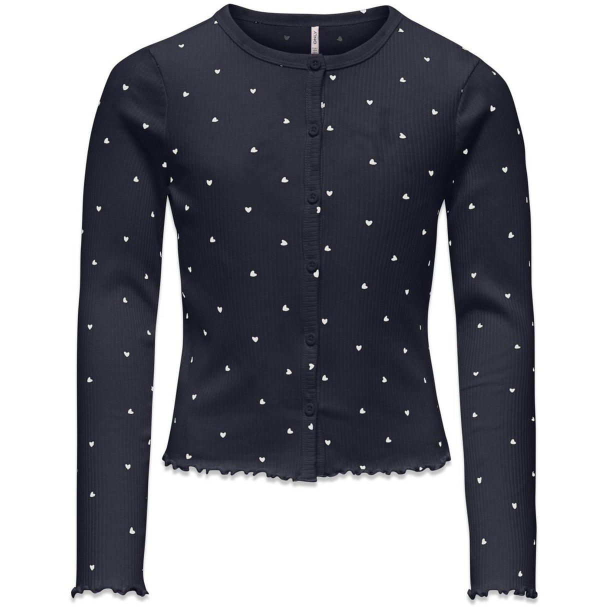 kids ONLY Night Sky Hearts/Cloud Dancer Kogbella Life L/S Cardigan Vd Jrs