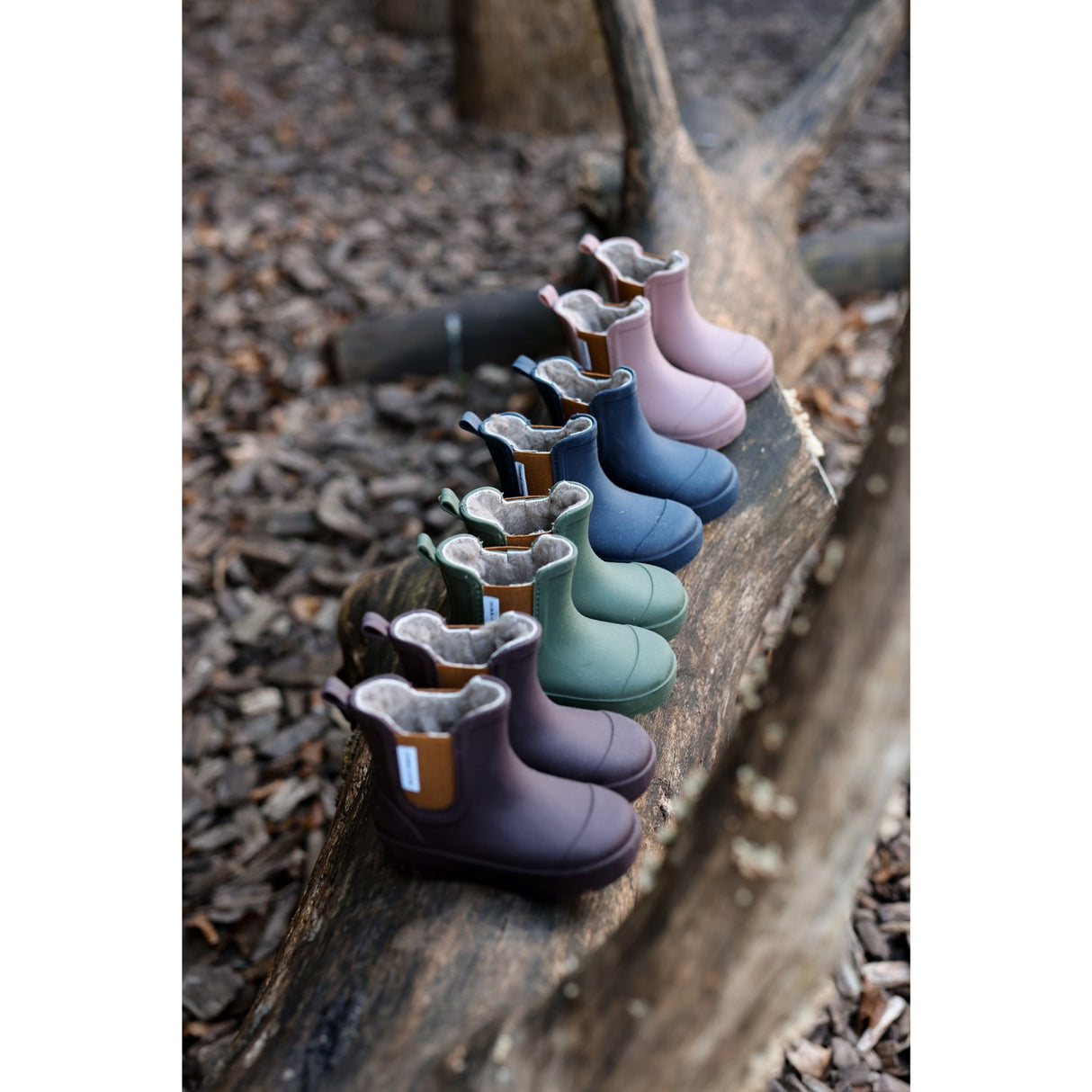 Mikk-Line Blue Nights Wellies Winter Tpe - Low