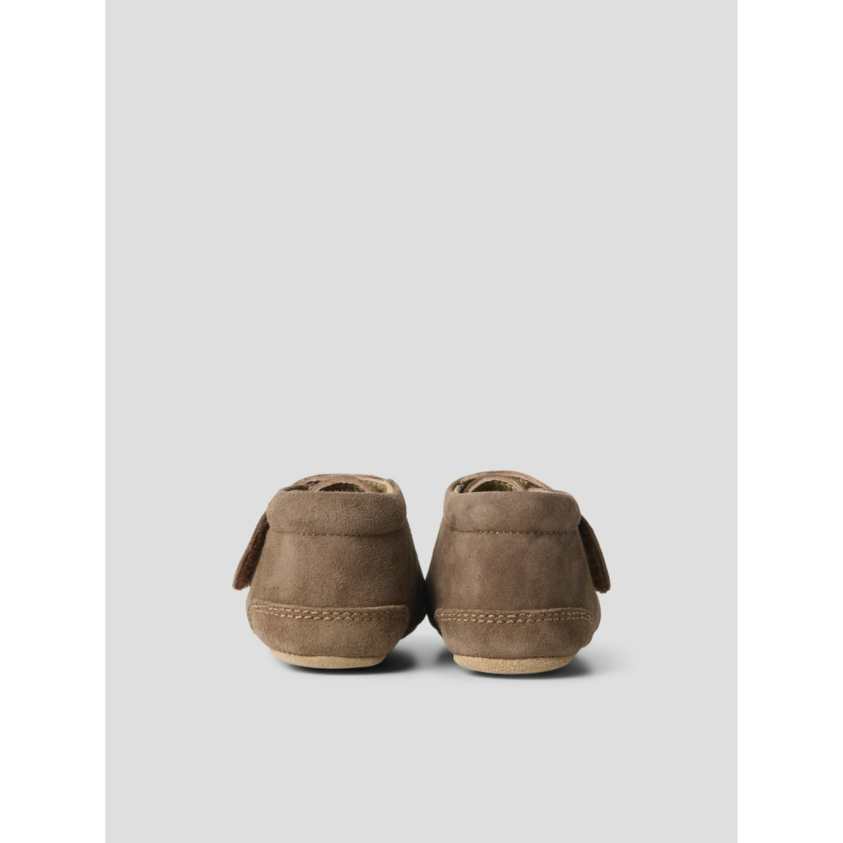 Name It Shaved Chocolate Nbnrene Baby Shoe In Suede W/Velcro