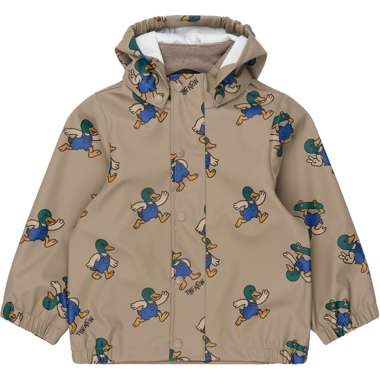 THE NEW Siblings Taupe Gray AOP Tn Tnstuwe Rainwear Set