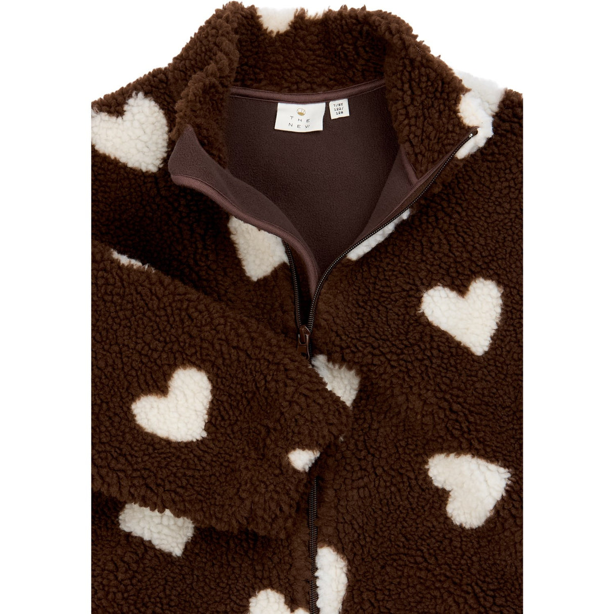The New Chestnut AOP Tnunita Os Teddy Jacket
