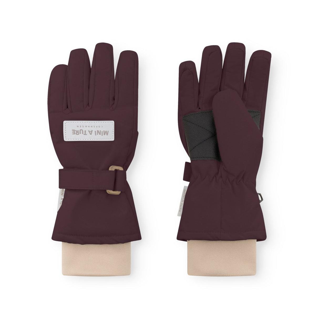 Mini A Ture Fudge Aubergine Matcelio Gloves