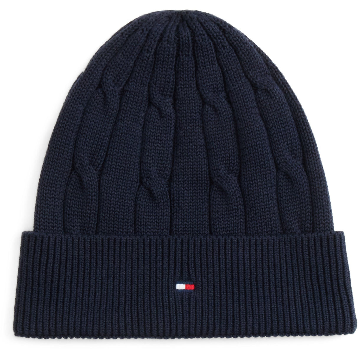 Tommy Hilfiger Dark Blue-Blue Essential Cable Beanie