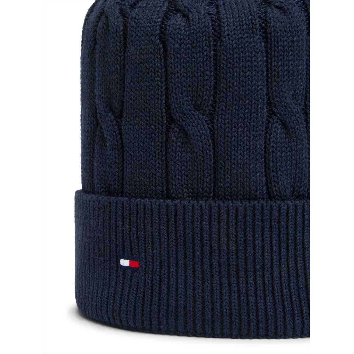 Tommy Hilfiger Dark Blue-Blue Essential Cable Beanie