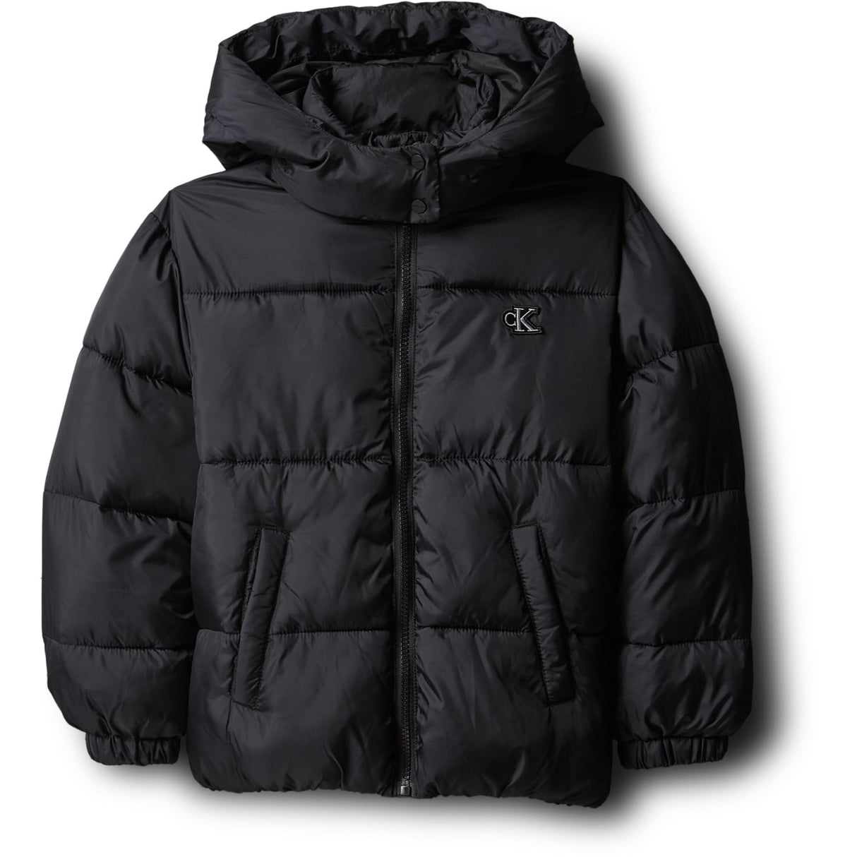 Calvin Klein Pvh Black-Black Minime Ck Short Hd Puffer Jacket
