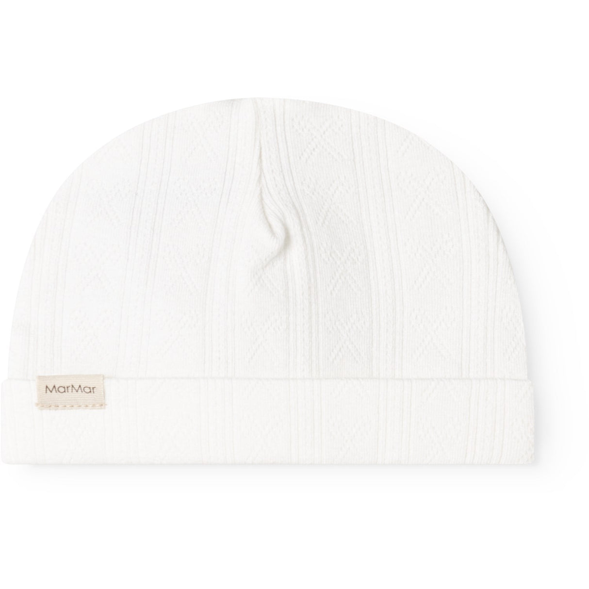 MarMar Modal Pointelle Gentle White Aiko Hat