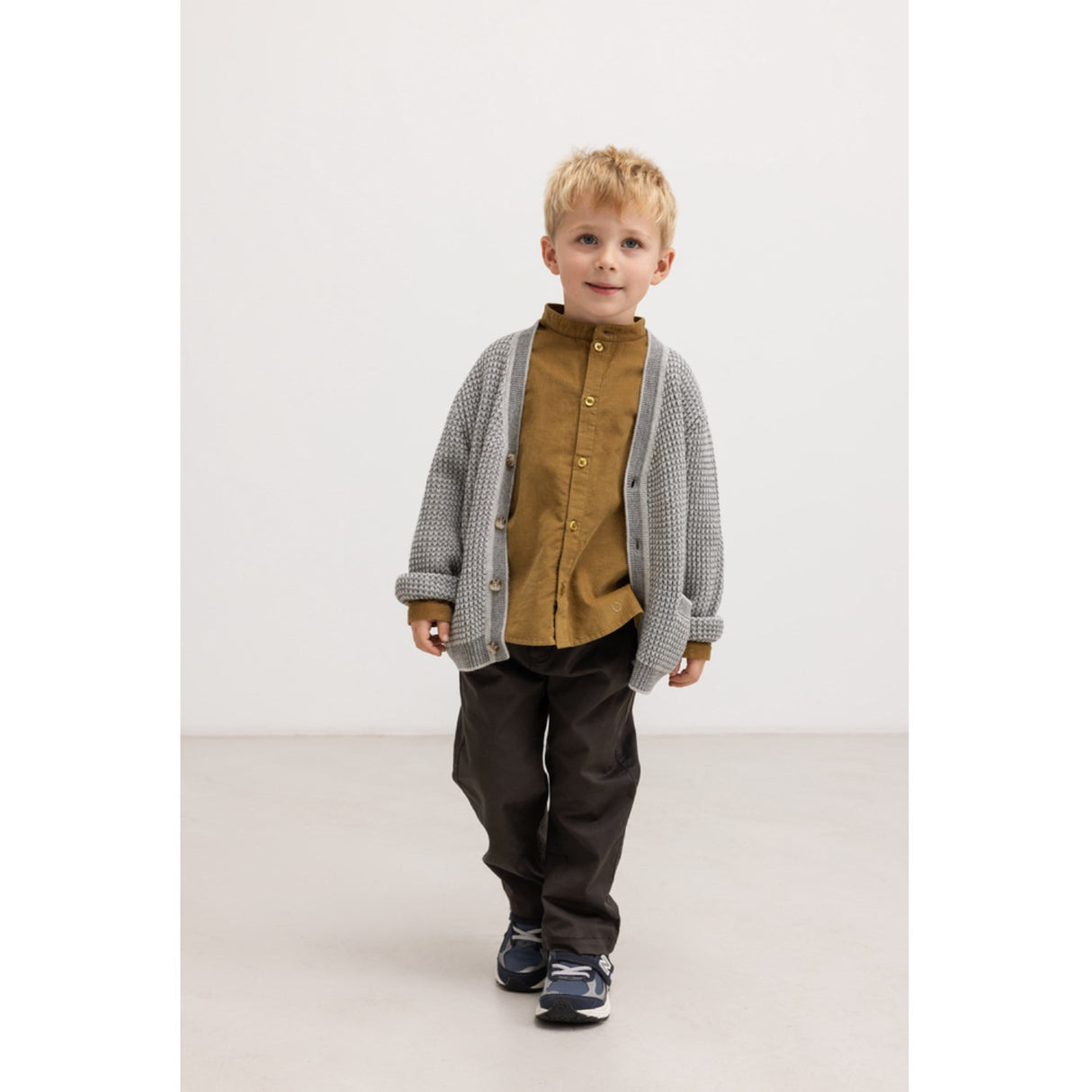 MarMar Fine Cord Dark Bronze Torben Shirt