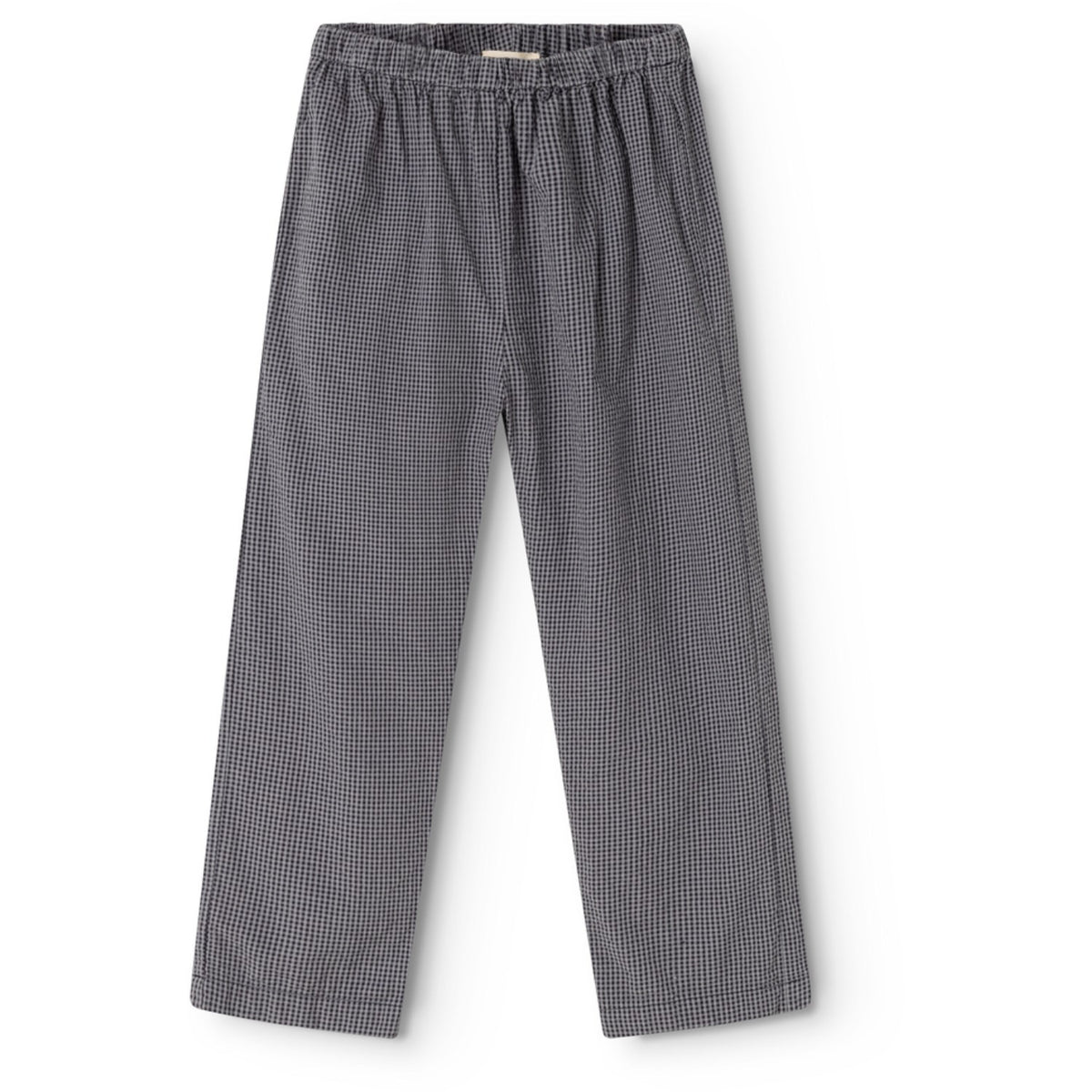MarMar Cotton Seersucker Pigeon Blue Check Panto Pants