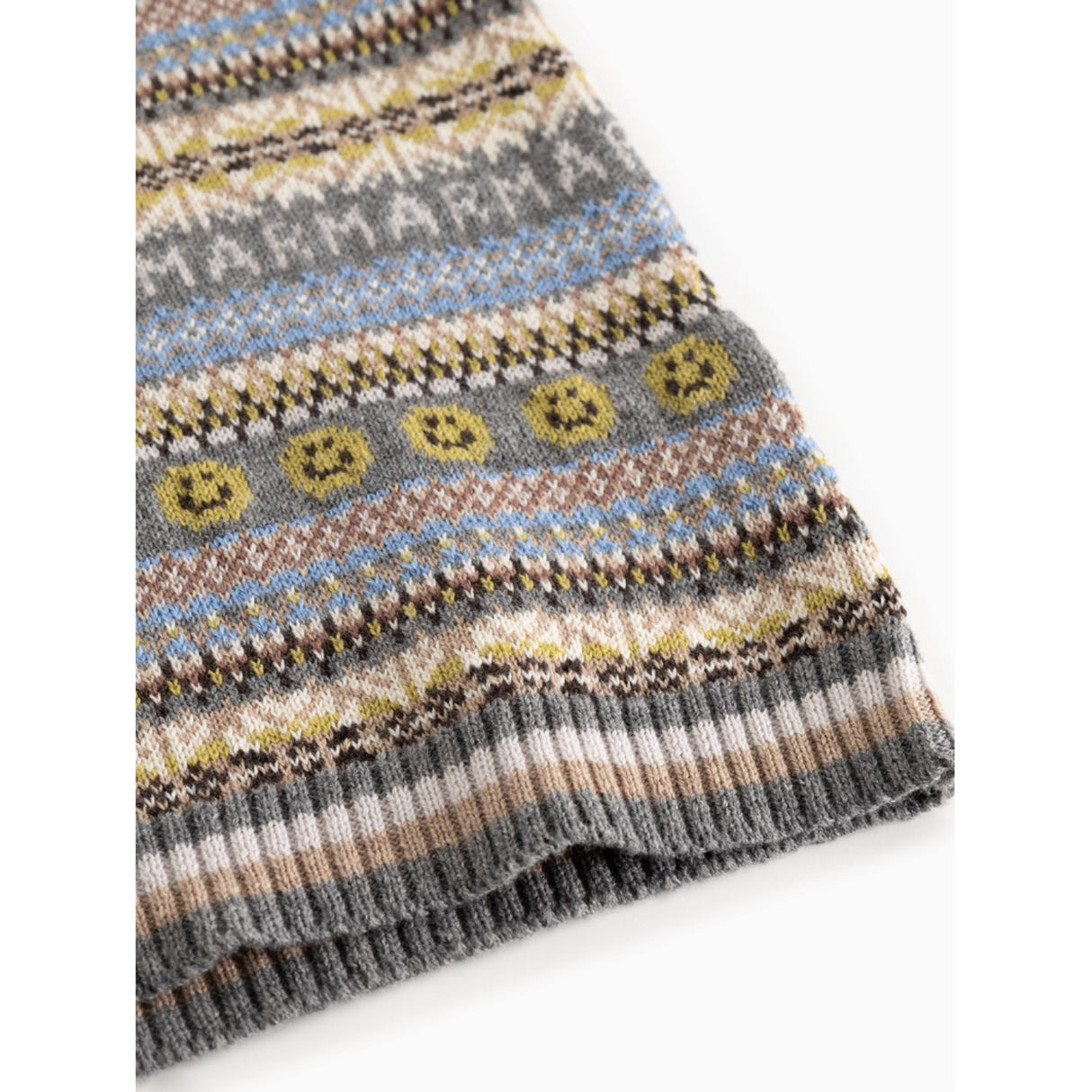 MarMar Light Cotton Wool Fair Isle Fair Isle Taj Knitted Vest