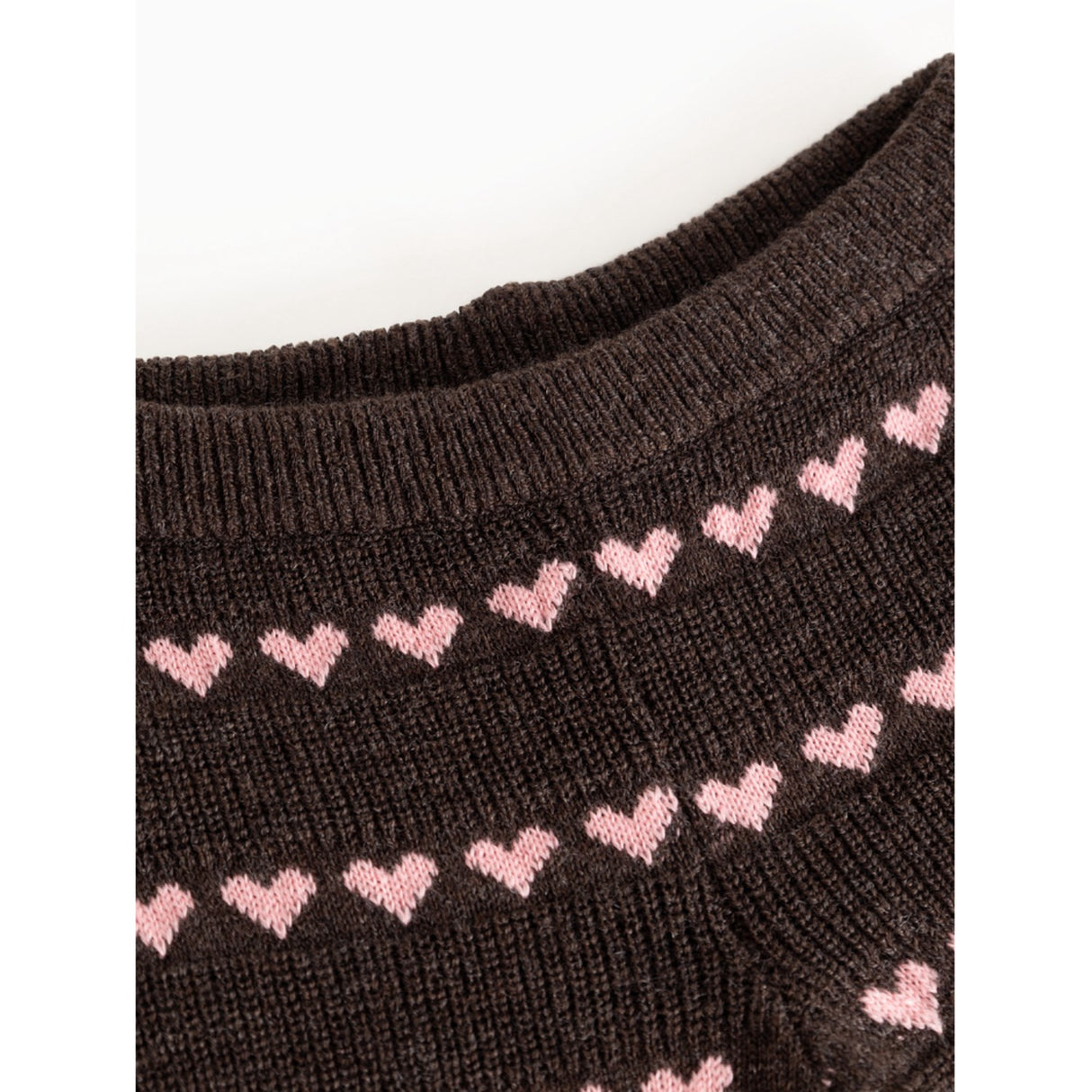 MarMar Light Cotton Wool Pattern Rose Frosting Hearts Penn Knitted Pants