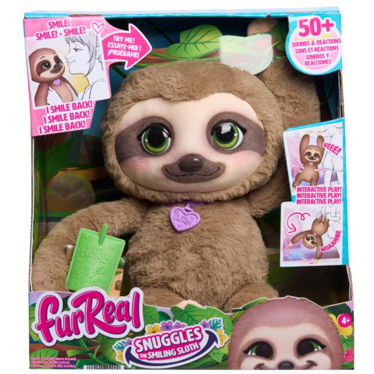 FurReal Snuggles The Smiling Sloth